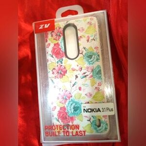 NIB/NWT Gorgeous Lux Rose Phone Case/Premium Protection For Nokia Plus By ZV.